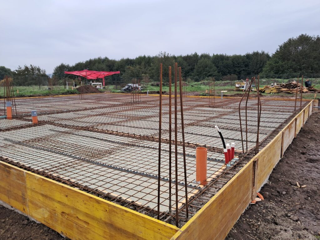 Fundatie de beton in constructie
